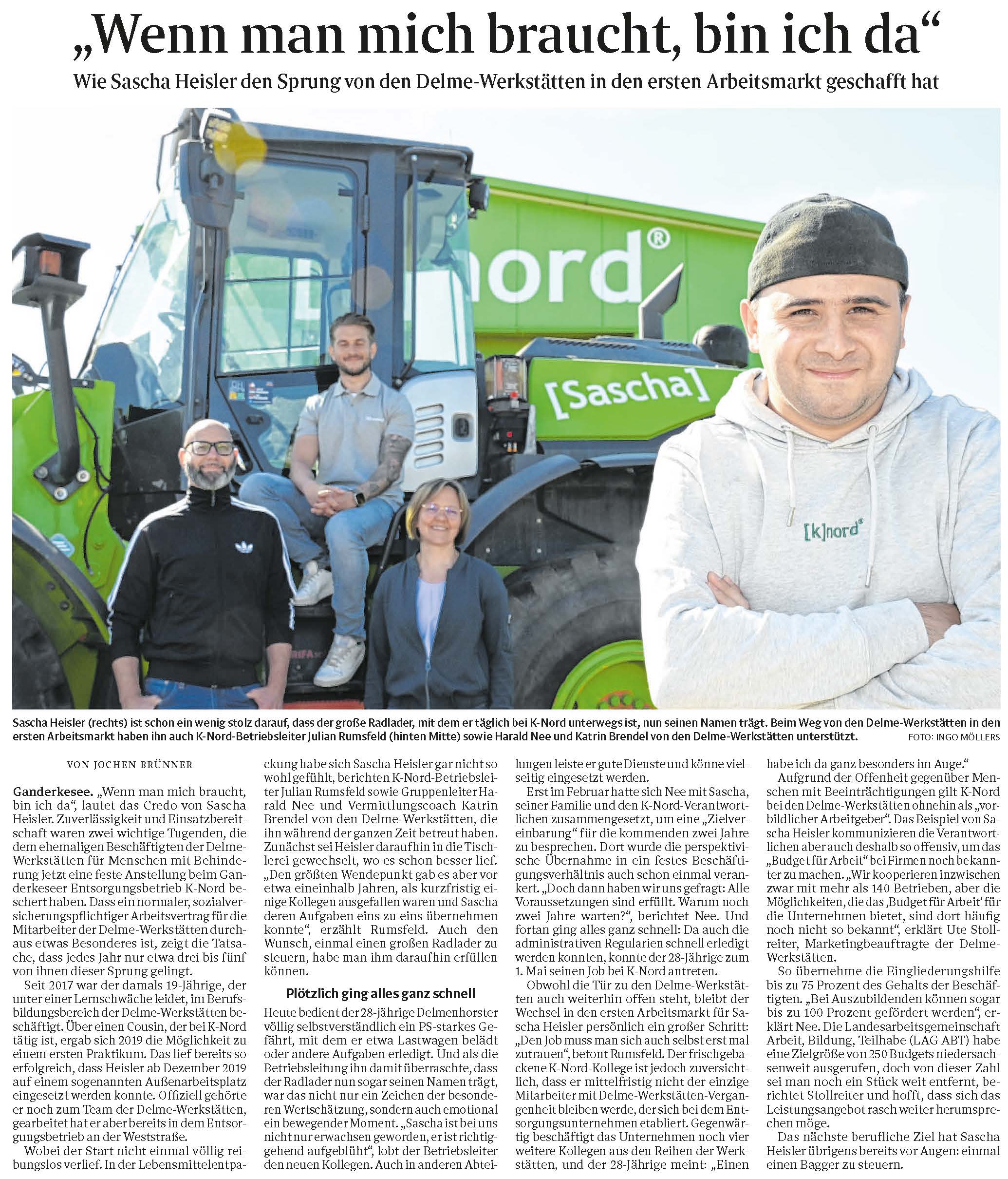"Von Delme-Werkstätten zu K-Nord: Die Erfolgsstory von Sascha Heisler"