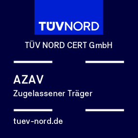 Zertifizierungslogo TÜV Nord AZAV